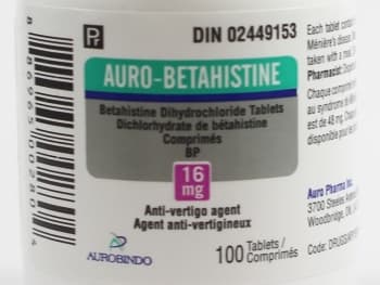 betahistine serc auro