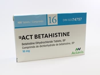 betahistine serc