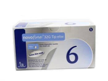 Novofine Needles 32g Tip Etw 6mm 100/pack - CTC Health