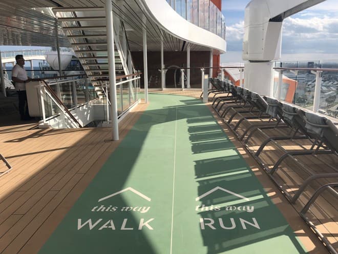 running track on a cruise Photo Credit: by Skye Sherman